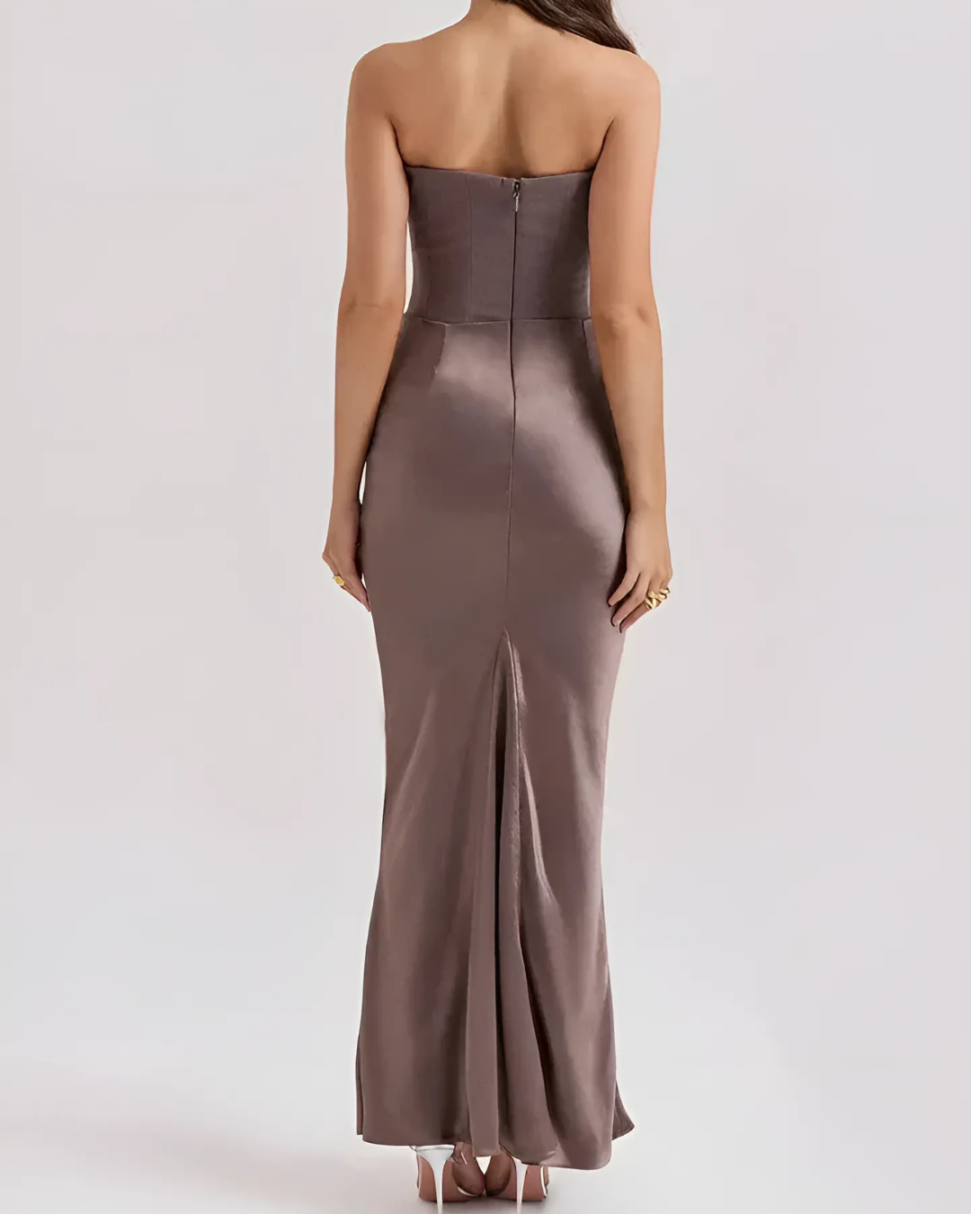 Blake - Women's Wedding Guest Drapiertes Maxi Dress