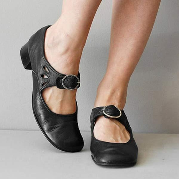 Rebecca - Women's Spring Shoes with Schnallenriemen