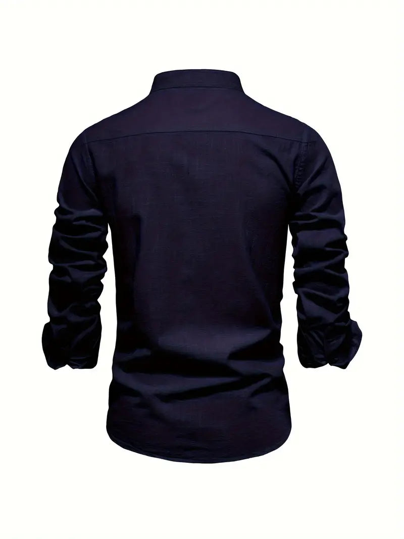 Laura - Men's Spring Casual Shirt with Buttons