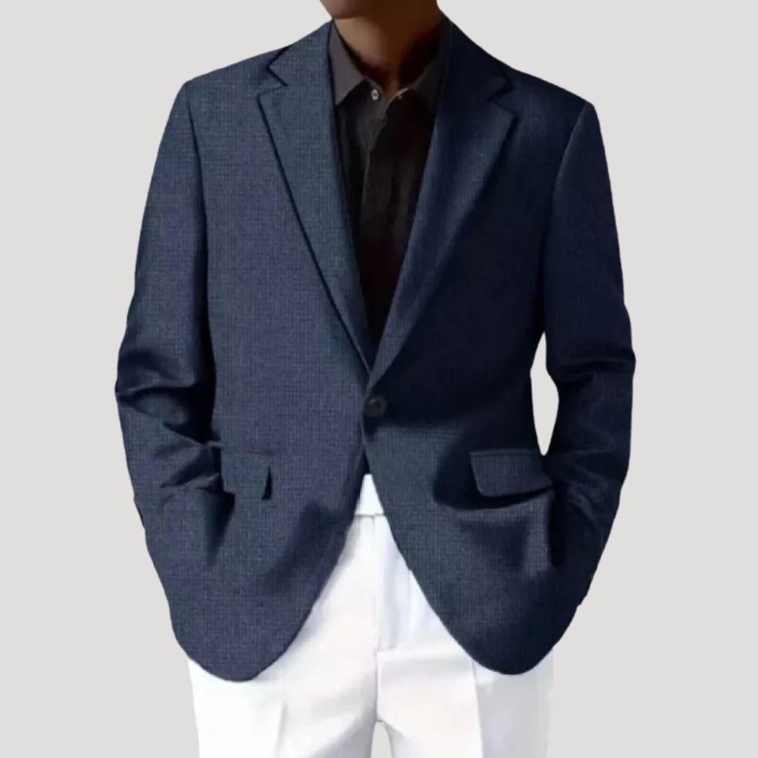 Grant - Men's Textured Tailored Casual Blazer