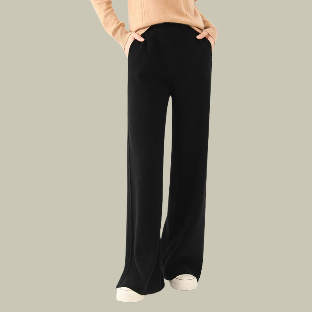 Freya - Relaxed Geschnittene Strickhose for Women's