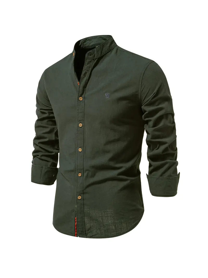 Laura - Men's Spring Casual Shirt with Buttons