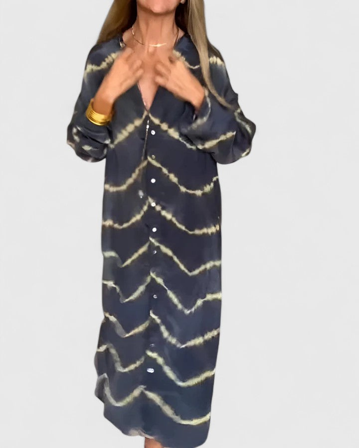 Blake - Women's Batik Shirt Dress