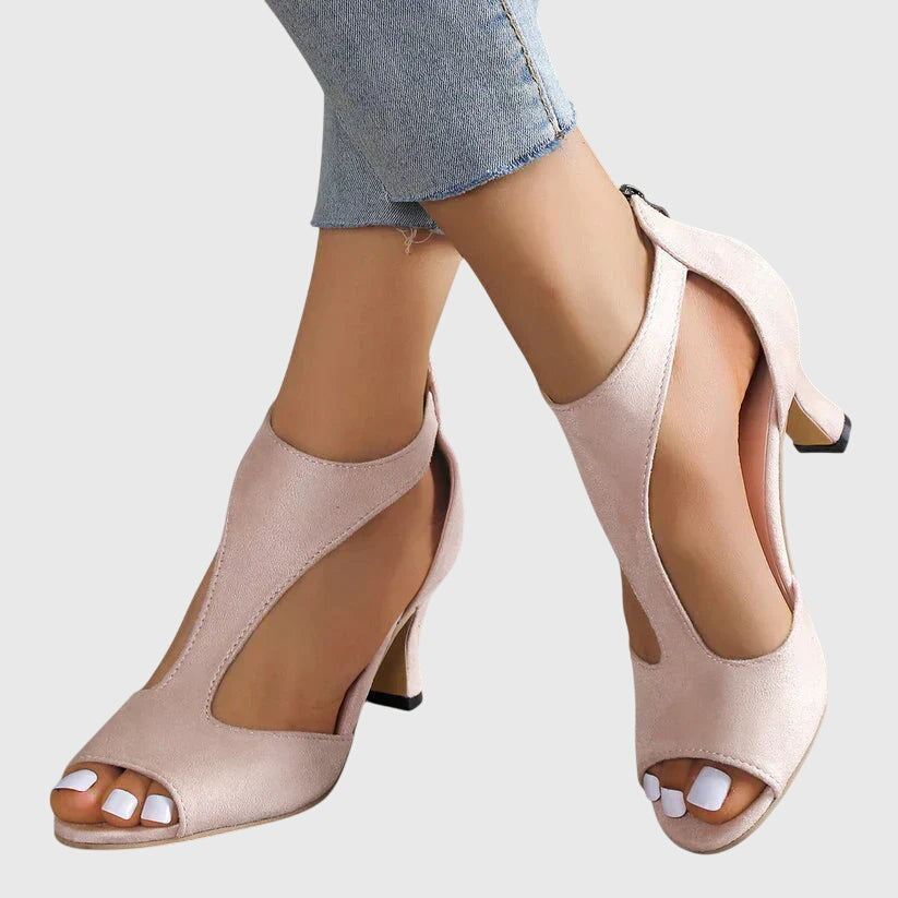 Helen - Women's Spring Cutout Sandals with Open Zehenpartie