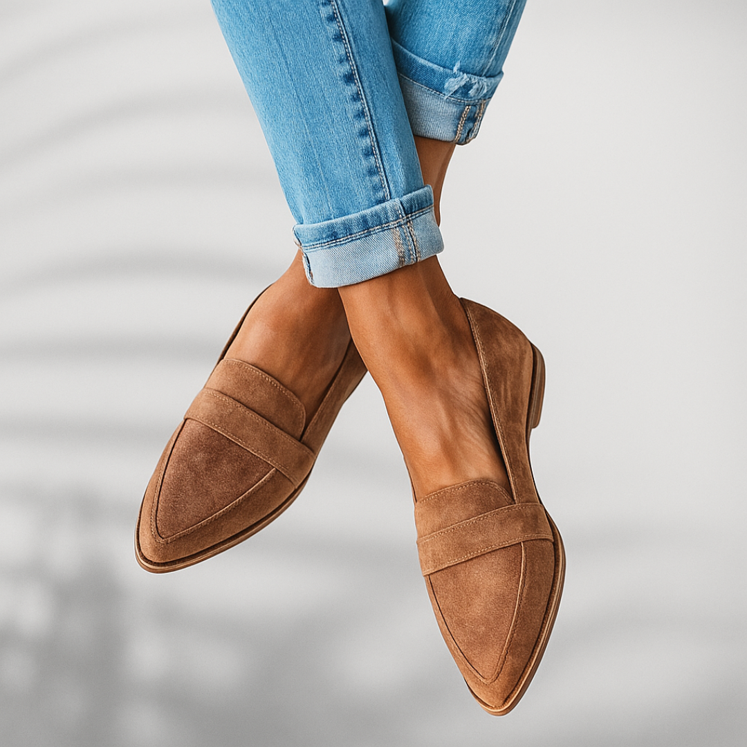 Rosie - Women's Schlanke Comfortable Zehen-Loafers