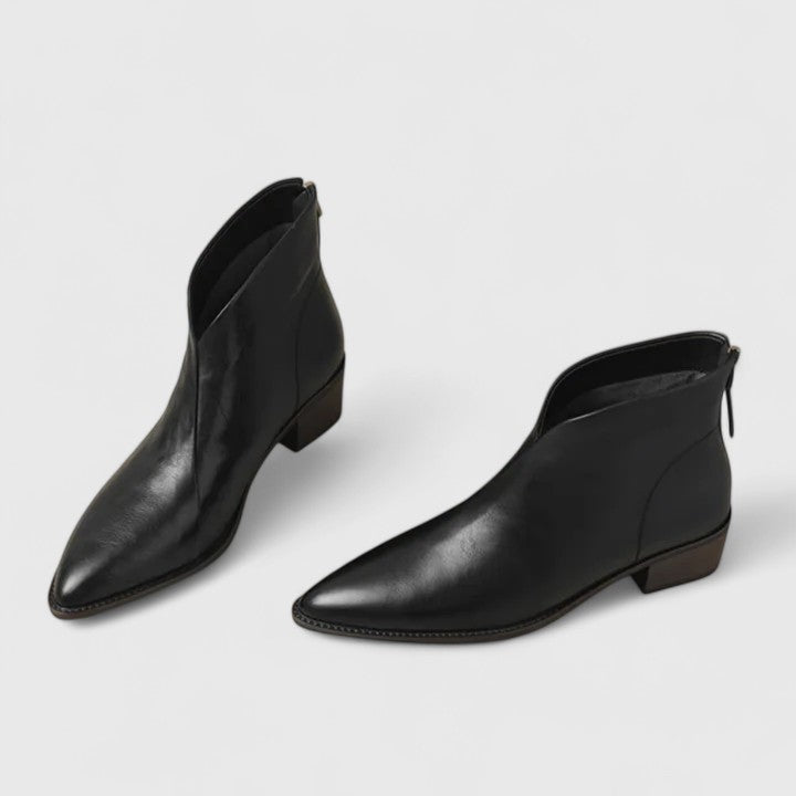 Michelle - Elegant Ankle Boots with Block Heel