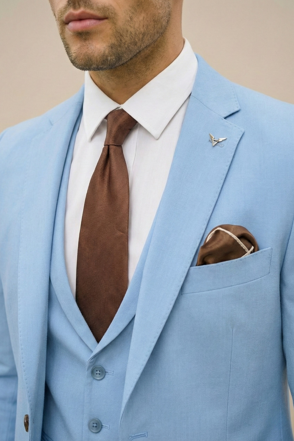 Casey - Men's Spring Modern Three-Piece Suit Set