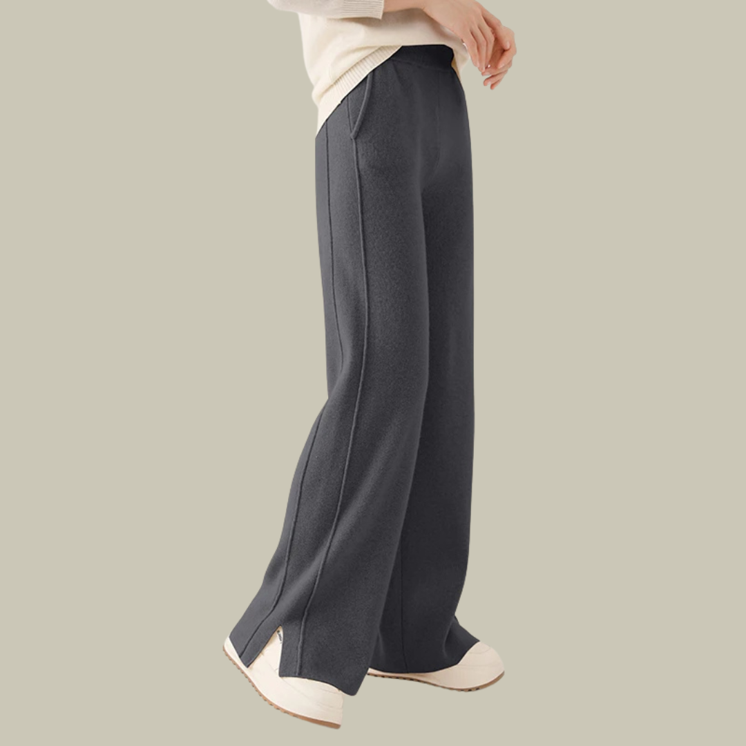 Freya - Relaxed Geschnittene Strickhose for Women's