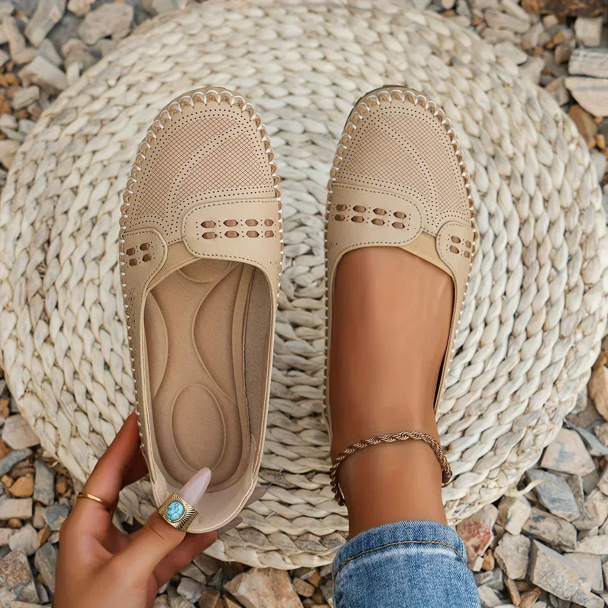 Natalie - Women's Stylish Orthopedic Comfortable Slip-On-Shoes