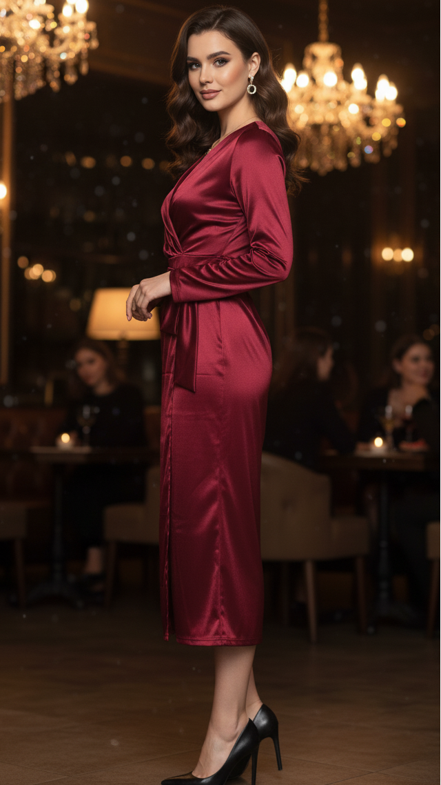 Victoria - Women's Spring-Wickel-Evening-Midi Dress