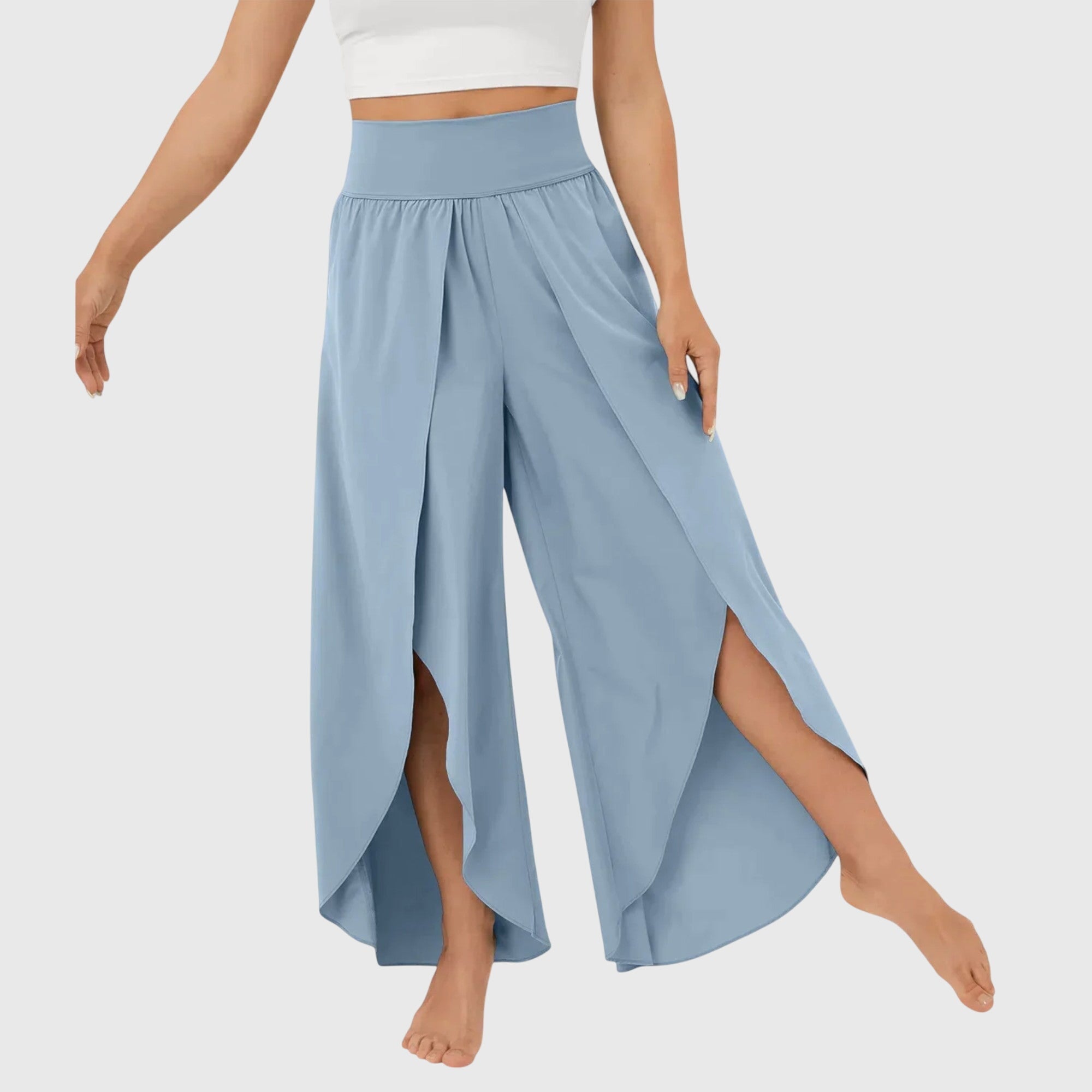Pamela - Women's Wide geschnittene Boho-Trousers with Schlitzdesign