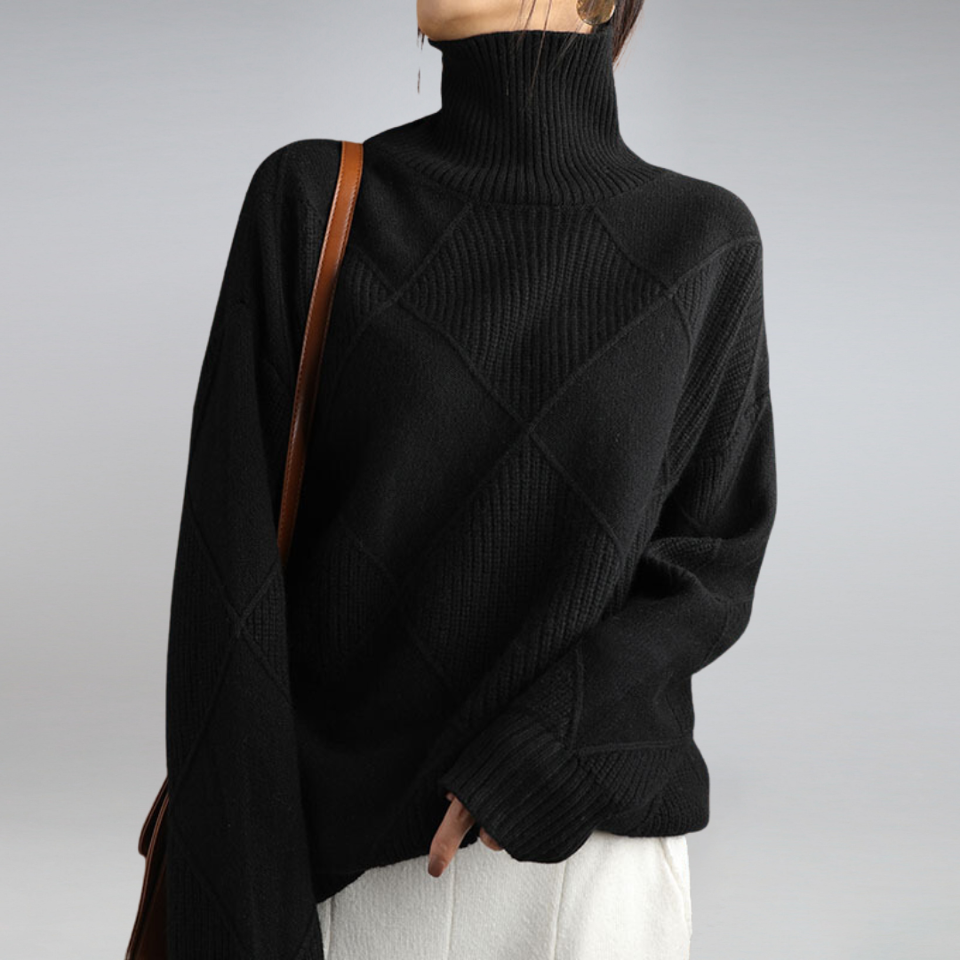 Margaret - Women's Spring Turtleneck Sweater