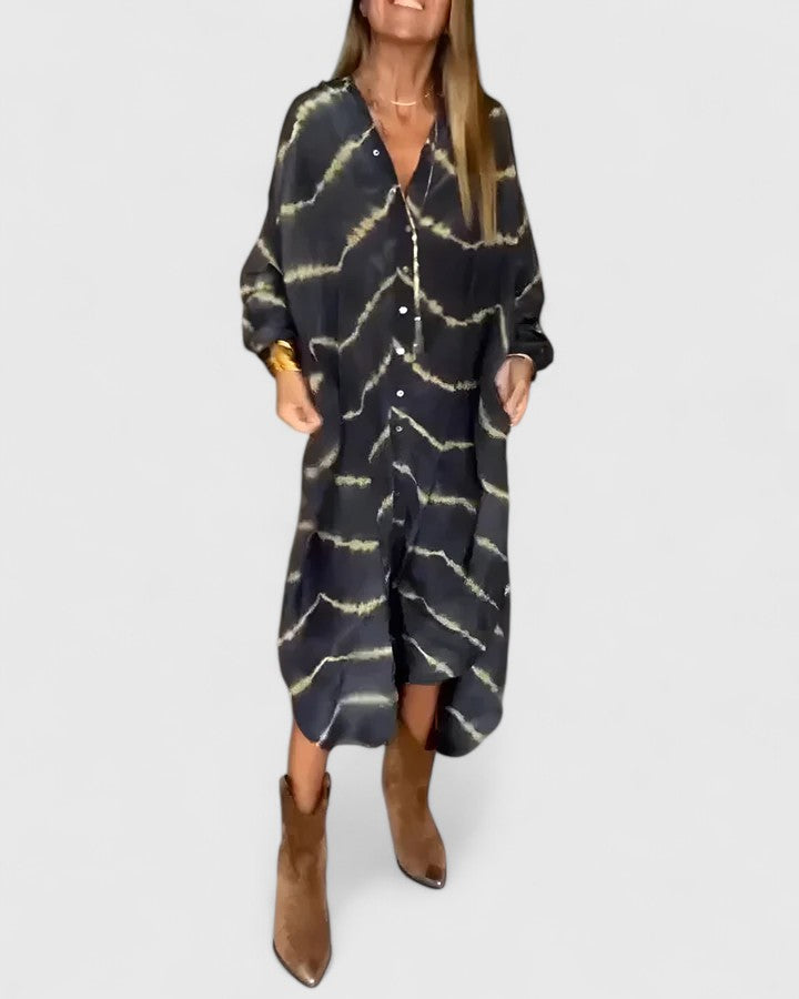 Blake - Women's Batik Shirt Dress