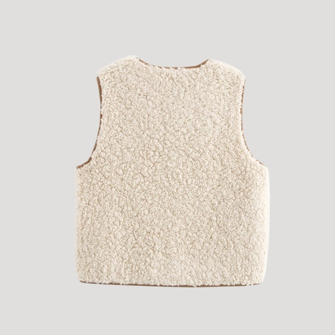 Jean - Women's Spring Vest with Tie vorne