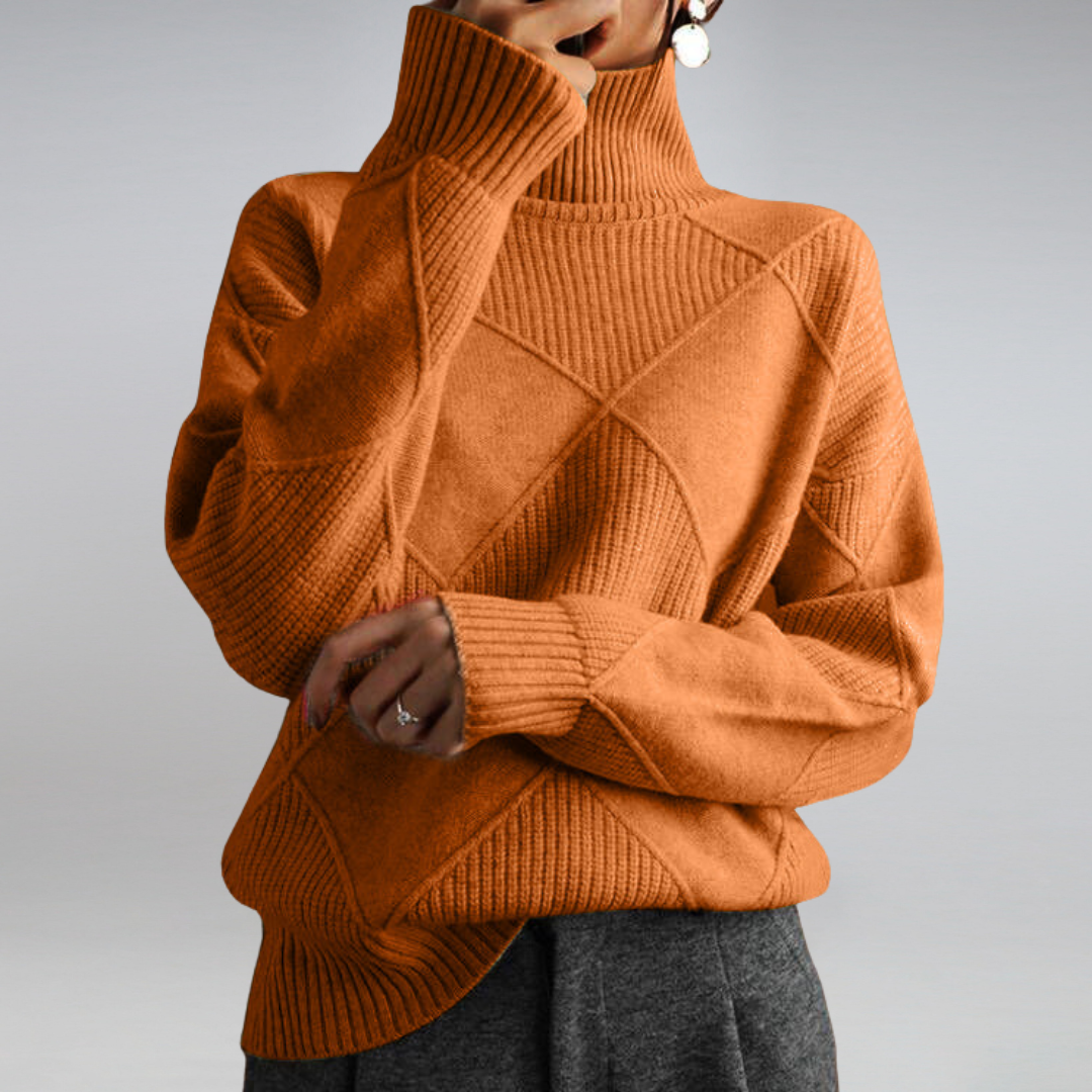 Margaret - Women's Spring Turtleneck Sweater