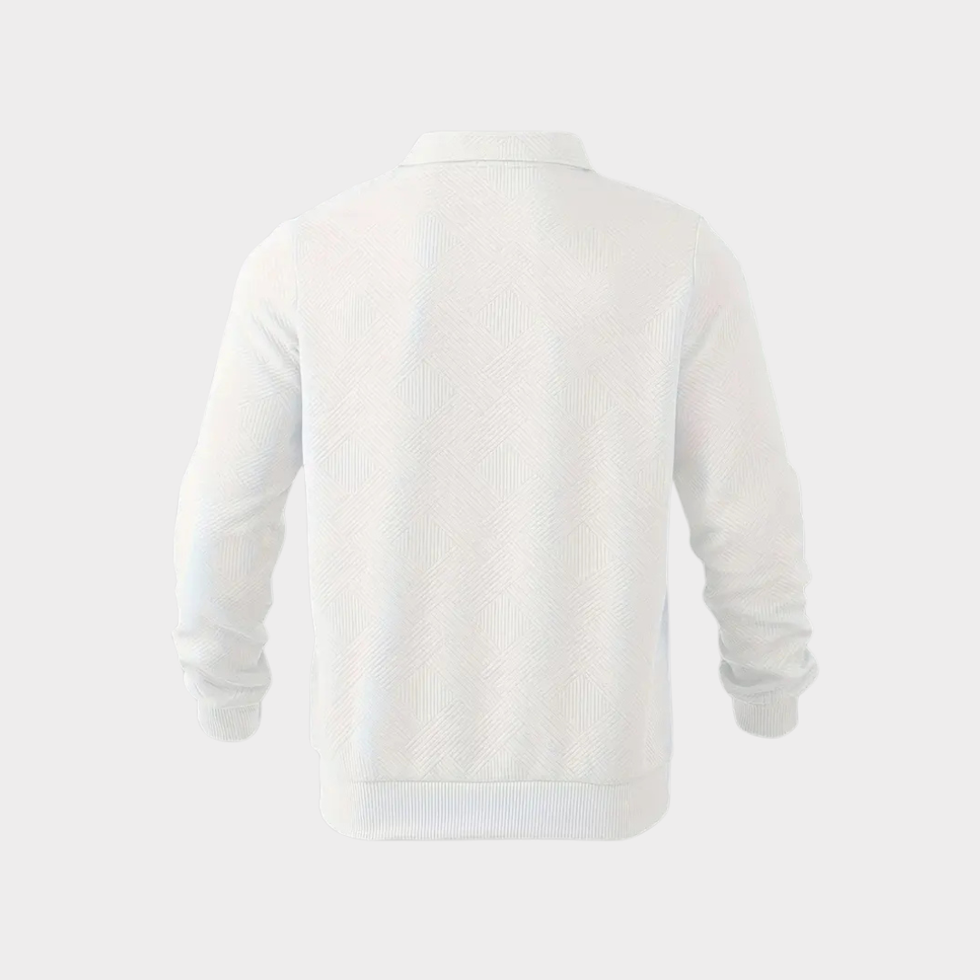 Oliver - Men's Sweater with halbem Zip Freizeitshirt
