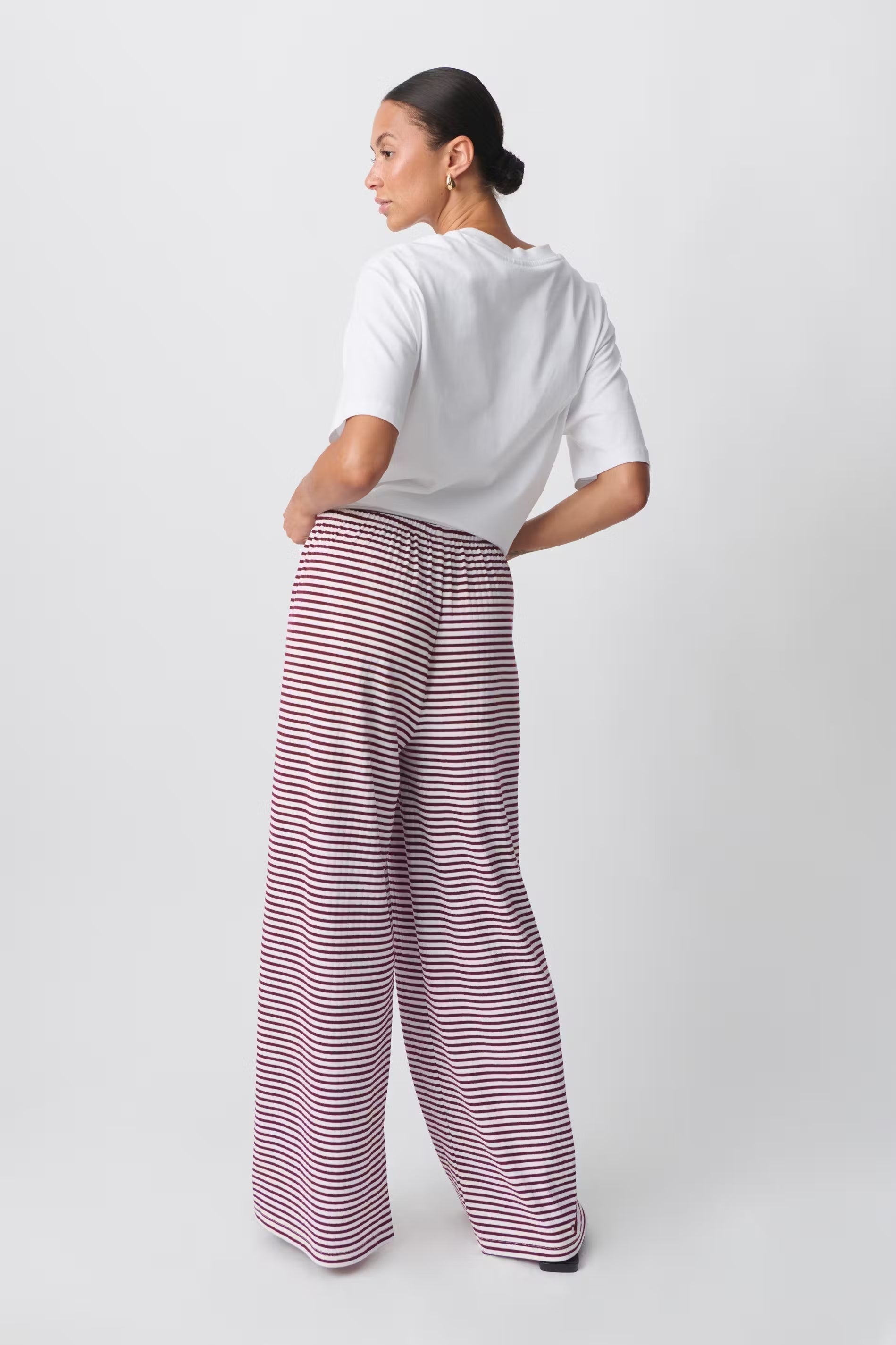 Florence - Women's Spring-Gestreifte Relaxed-Trousers