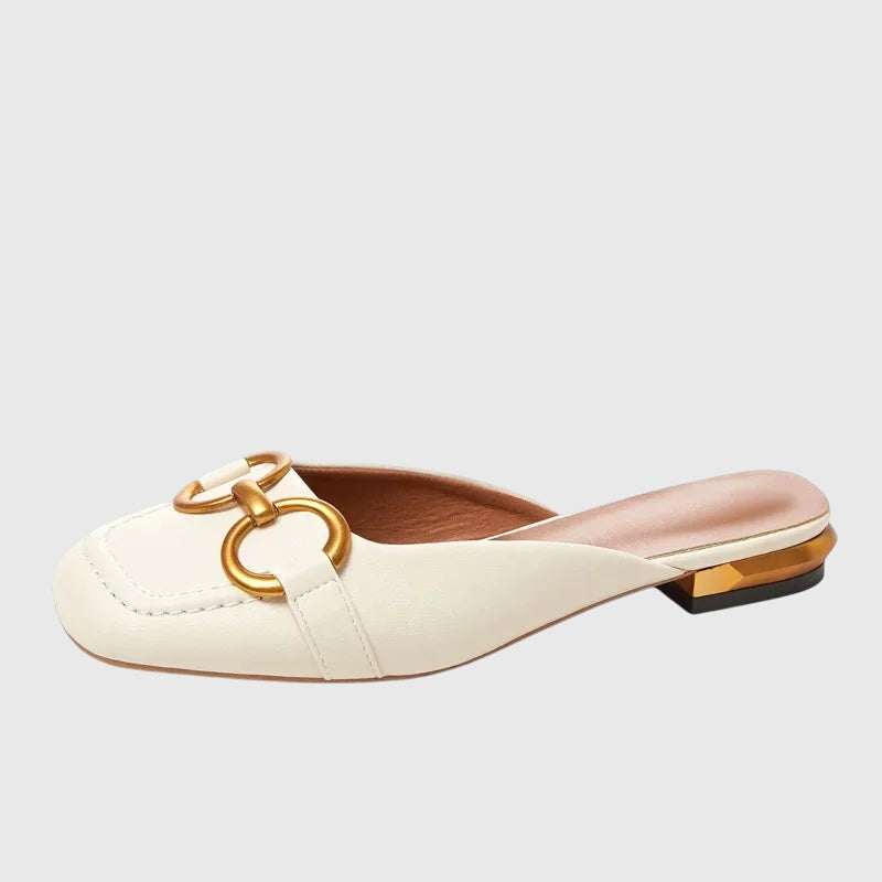 Blake - Women's Slip-On Sandals with Schnallendesign
