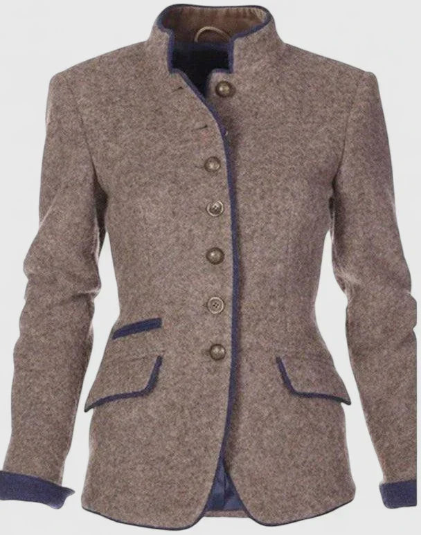 Olivia - Women's Formal Cardigan with Button Placket
