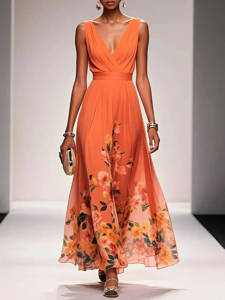 Poppy - Women's Floral Print Dress for Wedding Guests