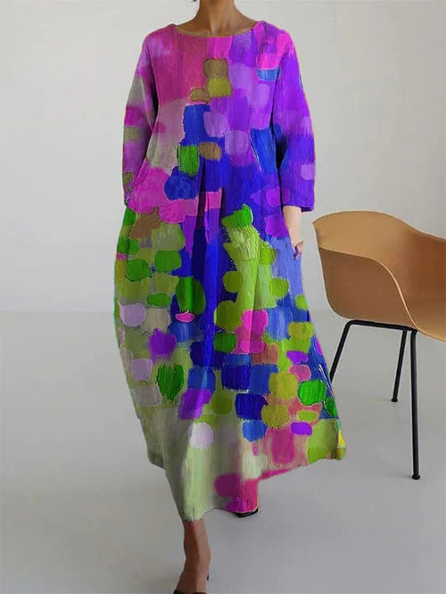 Lauren - Women's Summer Floral Maxi Dress