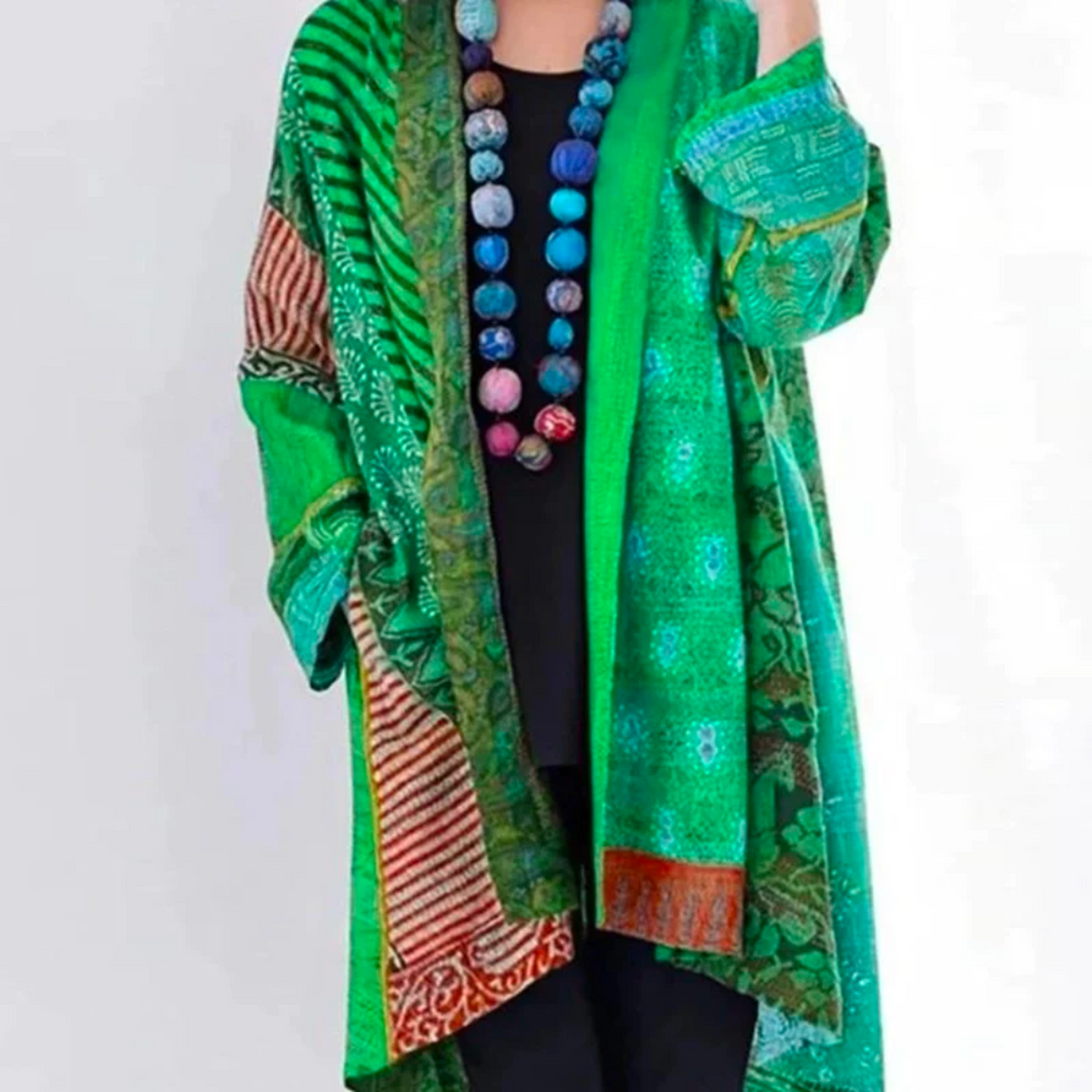 Zoe - Women's Relaxed geschnittene Boho-Cardigan in Duster-Length