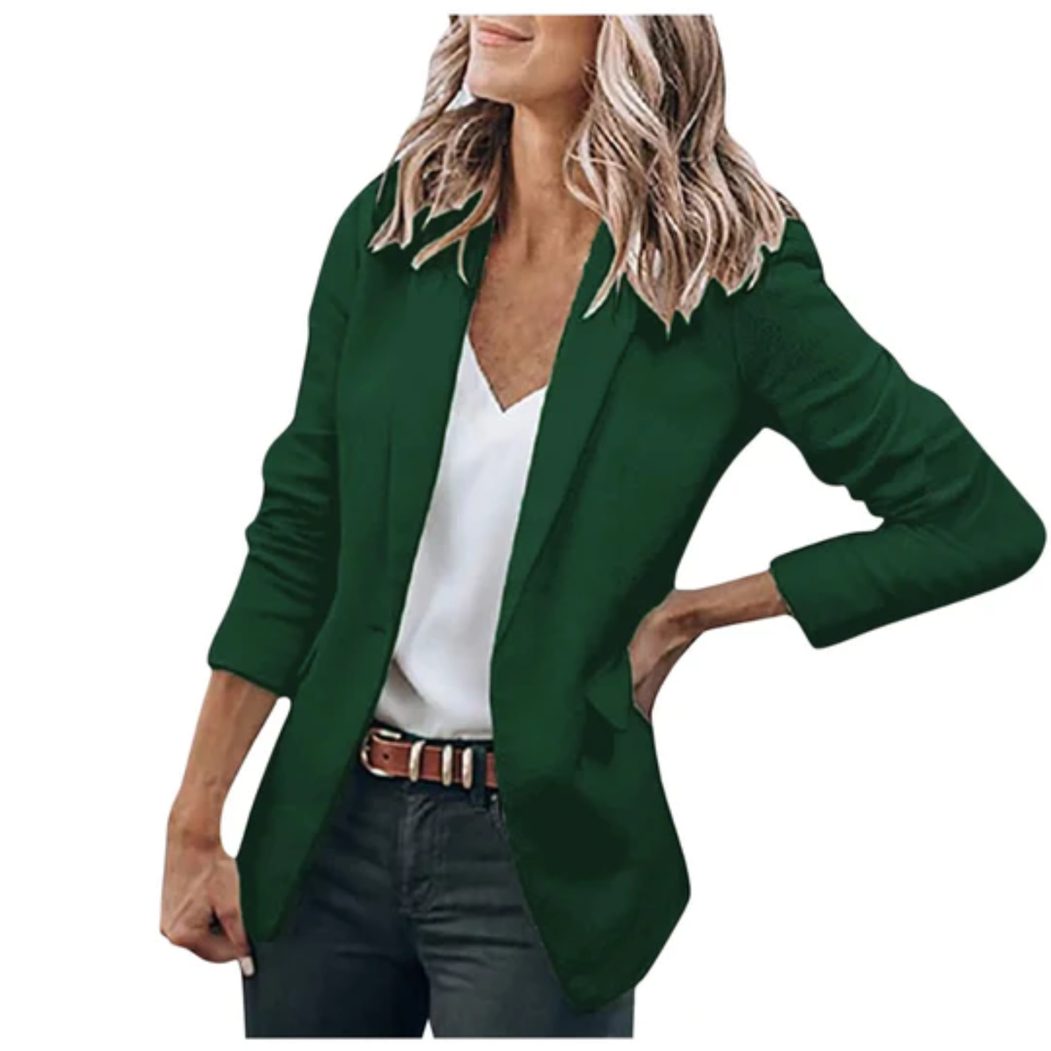 Reese - Women's Casual-Office Blazer with offenem Cut