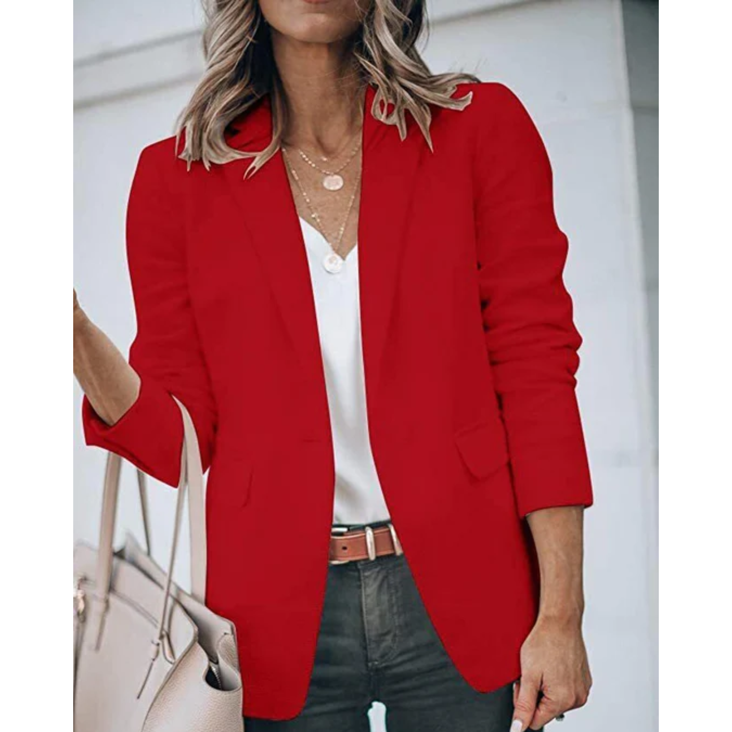 Reese - Women's Casual-Office Blazer with offenem Cut