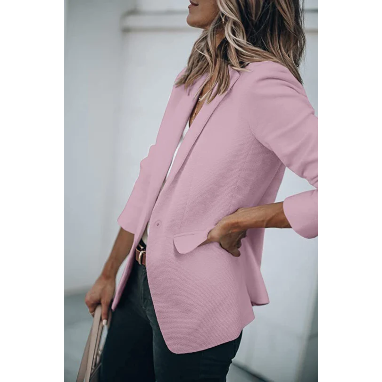 Reese - Women's Casual-Office Blazer with offenem Cut