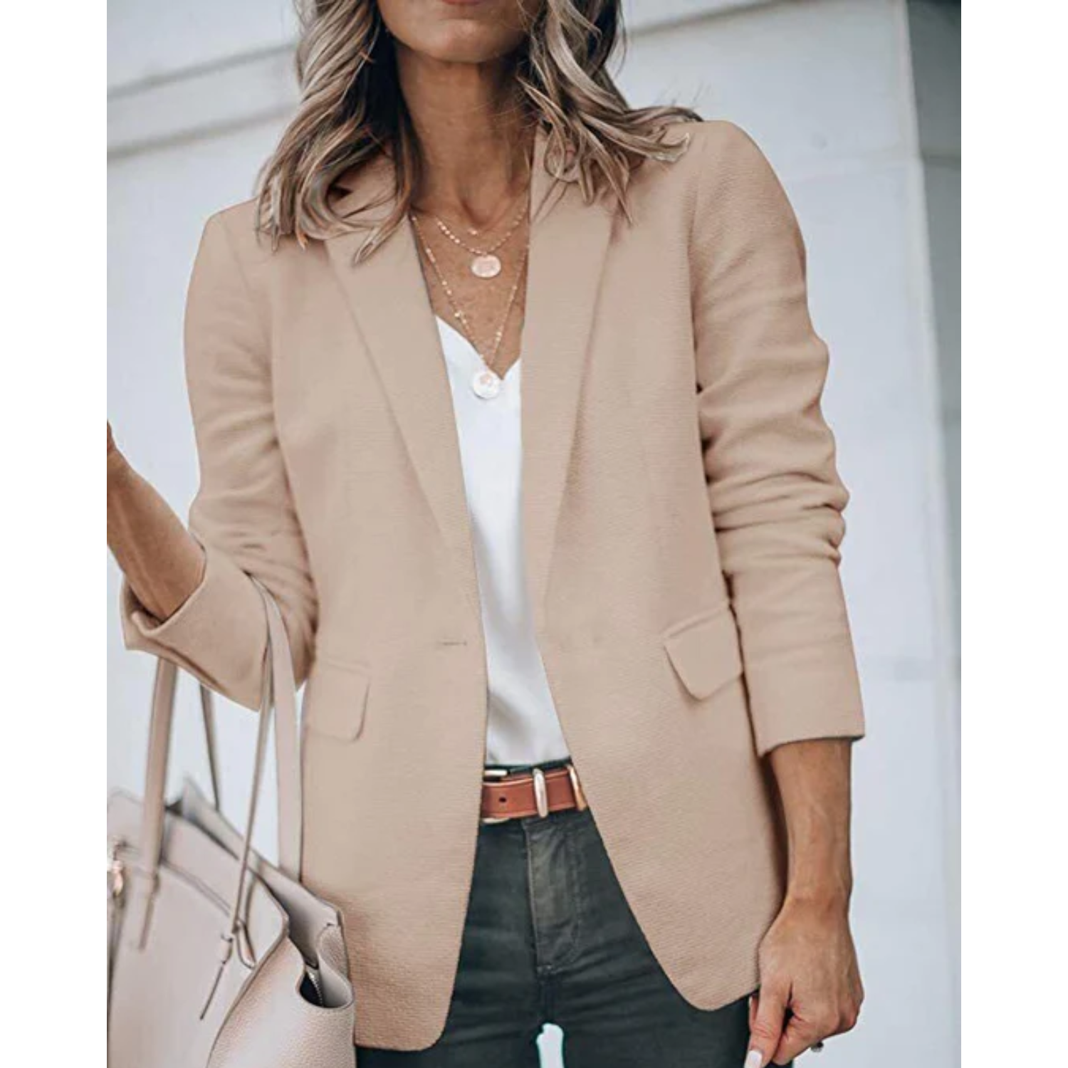 Reese - Women's Casual-Office Blazer with offenem Cut