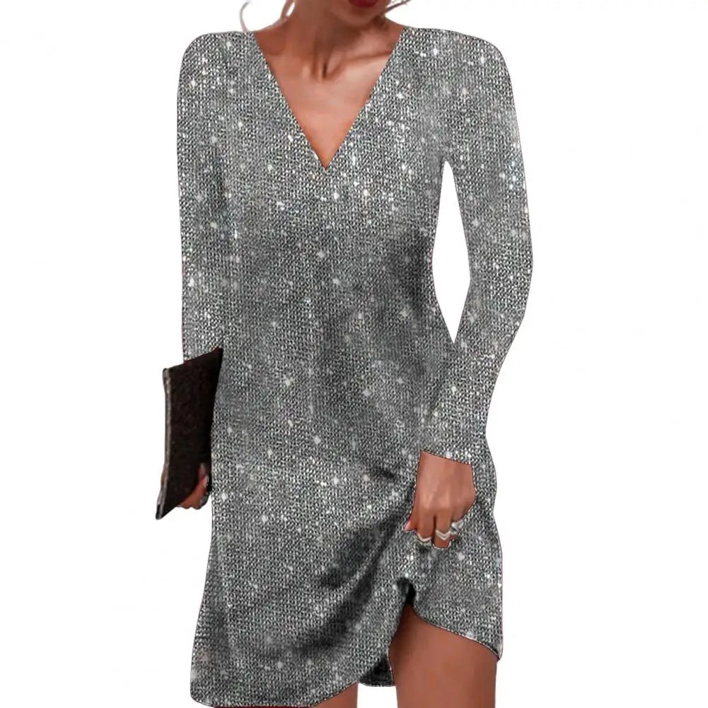 Rachel - Women's Elegant Wrap Dress with V-Neck