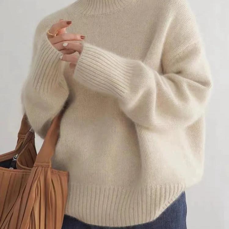 Dawn - Women's Spring Oversized Turtleneck Sweater