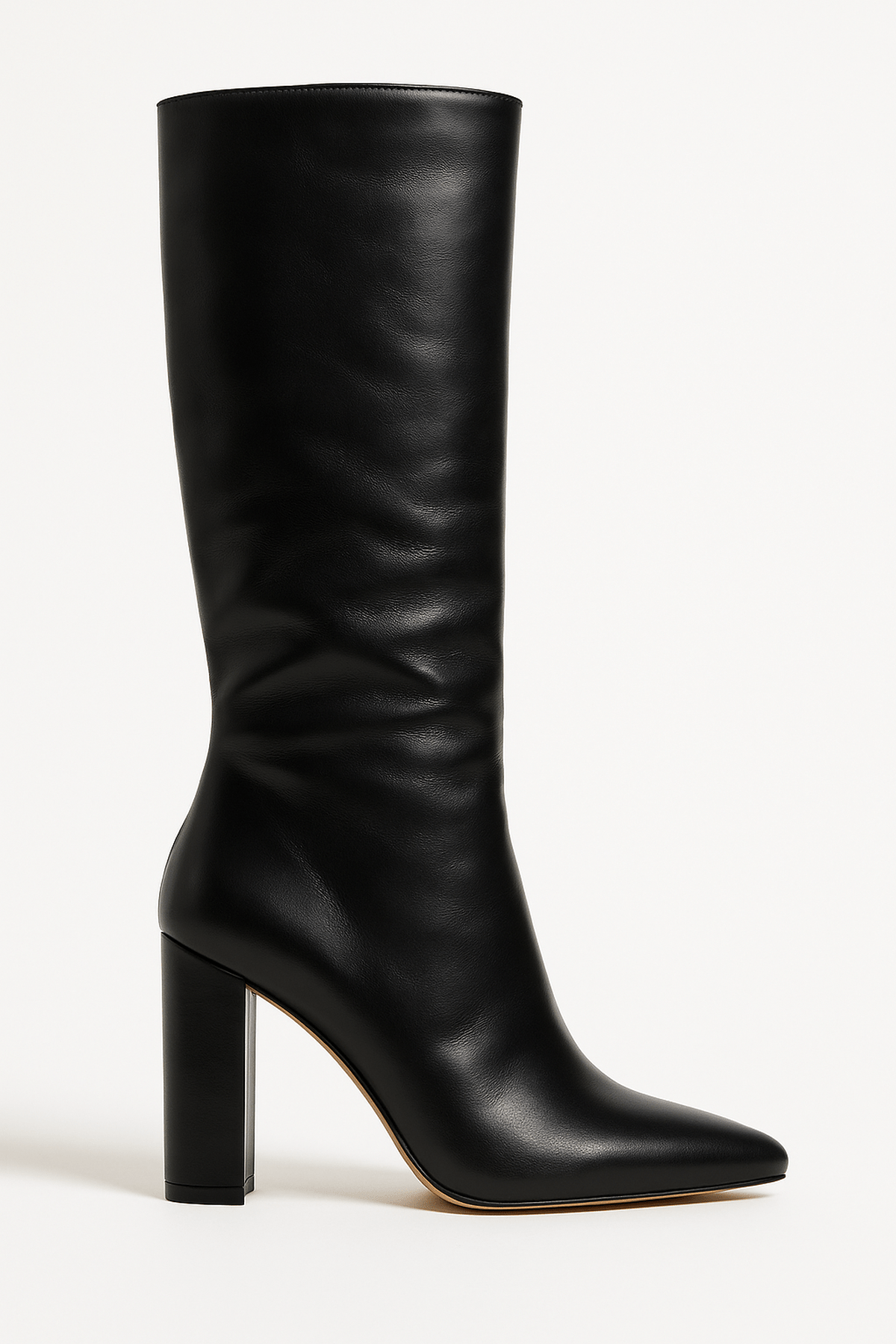 Eliza - Women's Boots with Kroko-Pattern and quadratischem Heel