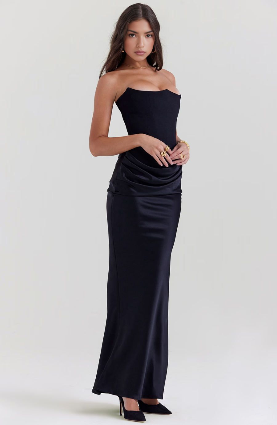 Harriet - Women's Langes Bodycon-Dress for formal Wedding Guests