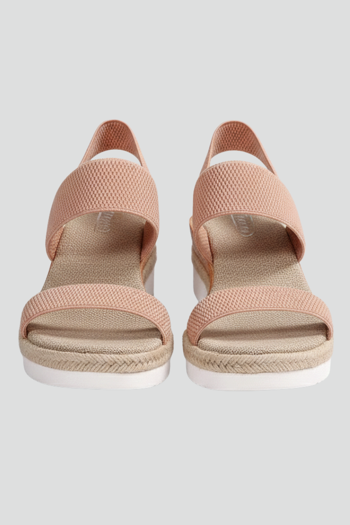 Lauren - Women's Sandals with elevated Sole and Stretch-Fit