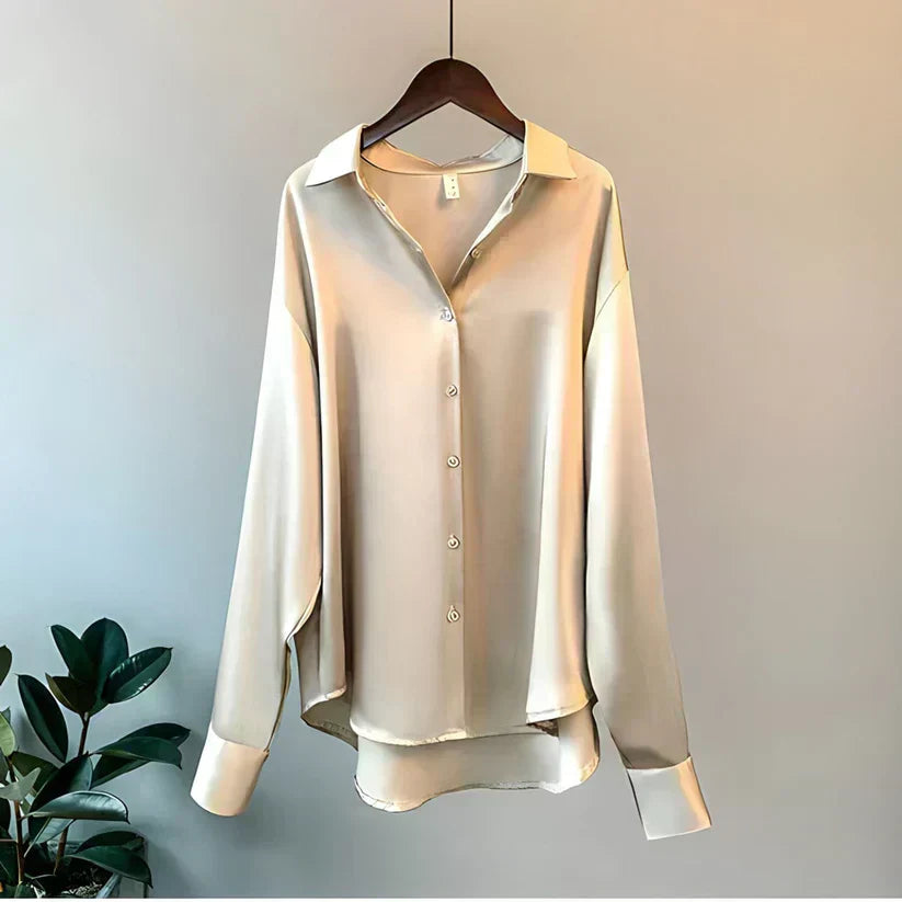 Judith - Women's Knopfhemd Top for Spring