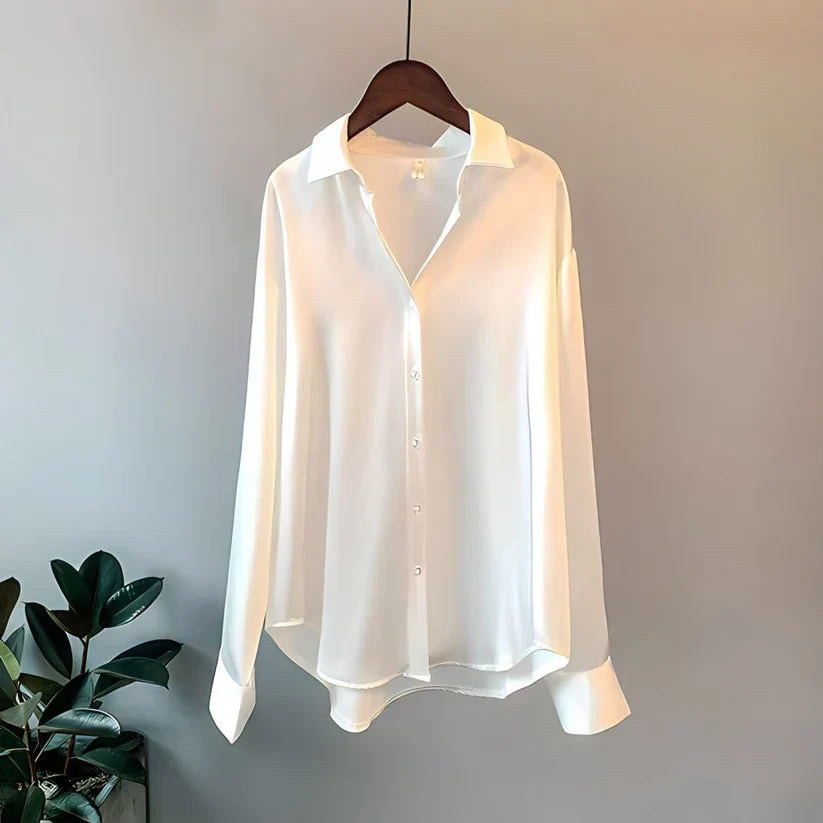 Judith - Women's Knopfhemd Top for Spring