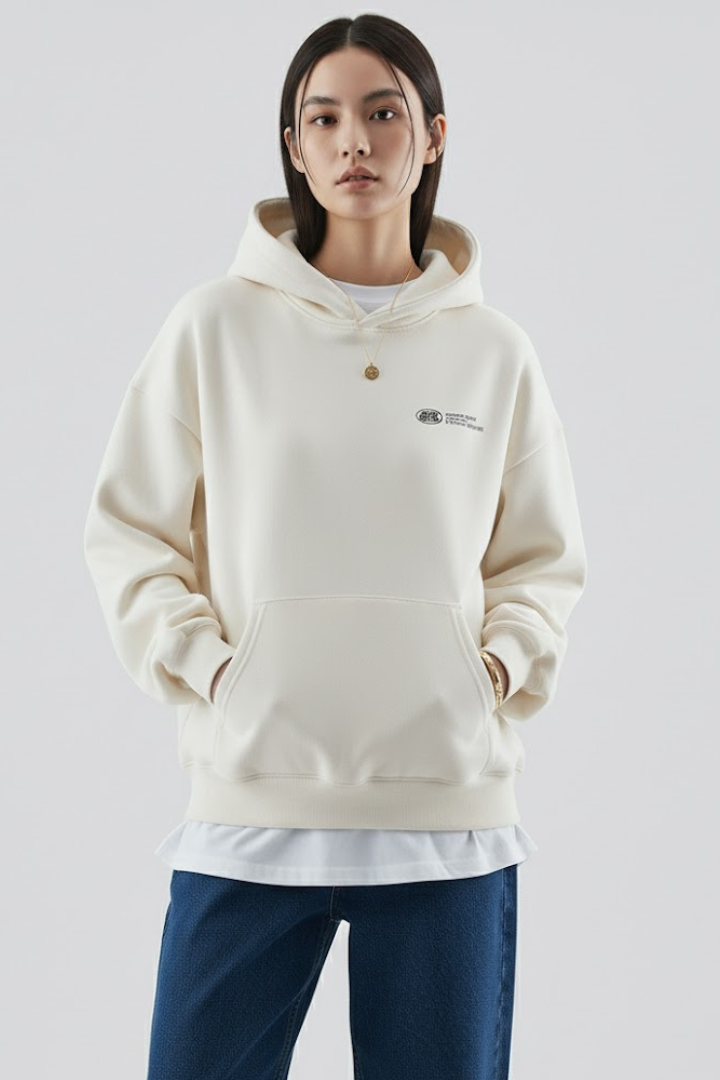 Molly - Women's Hoodie with Frontdruck and Sweater-Design