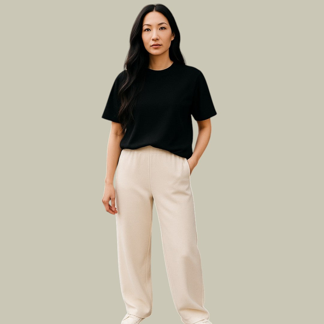 Freya - Relaxed Geschnittene Strickhose for Women's