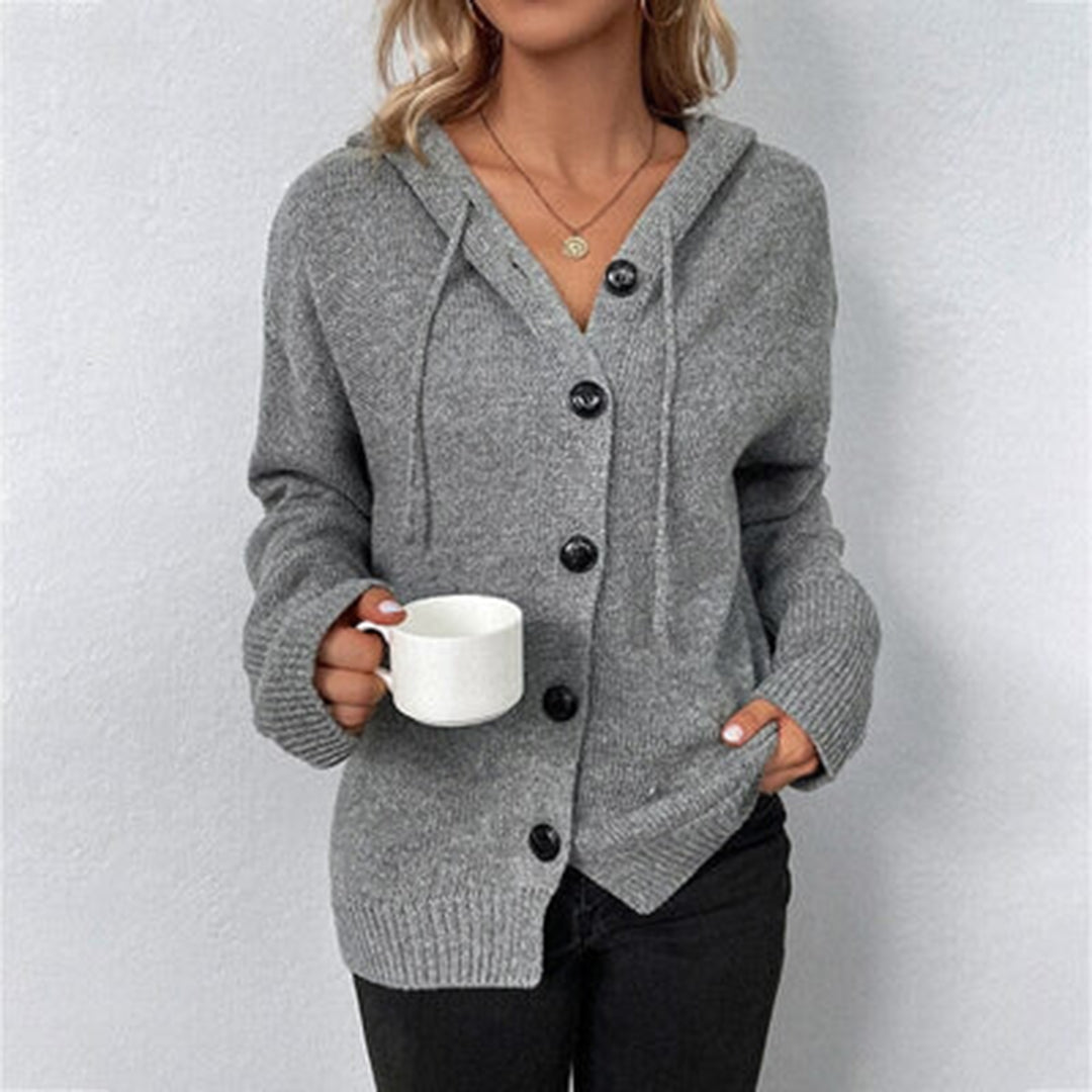 Naomi - Women's Casual-Cardigan with Button Placket vorne
