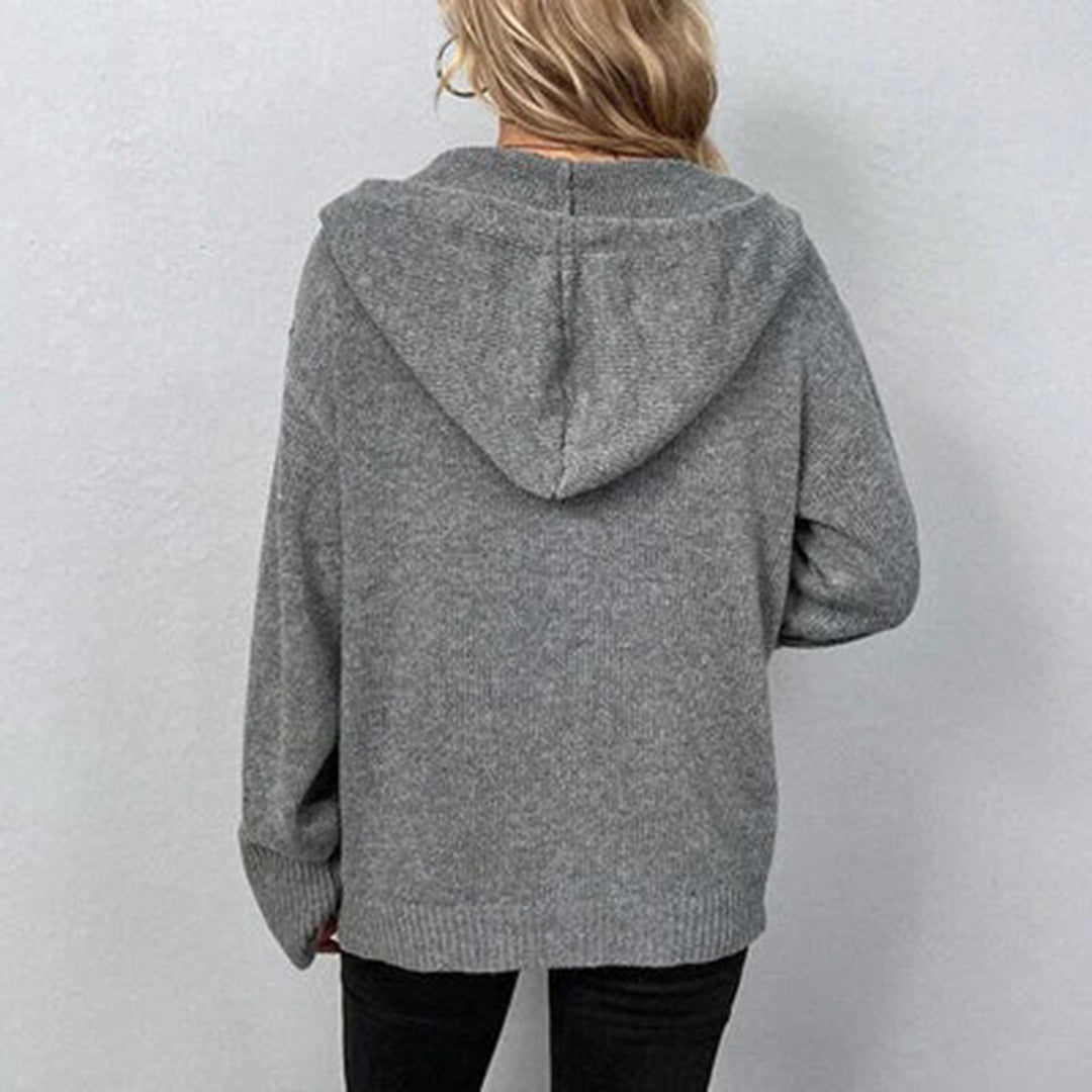 Naomi - Women's Casual-Cardigan with Button Placket vorne