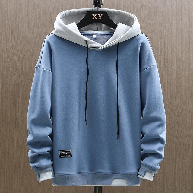 Ryan - Men's Two-Tone Casual Sweater Hoodie