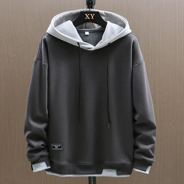 Ryan - Men's Two-Tone Casual Sweater Hoodie