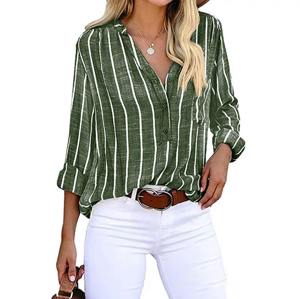 Tracey - Women's Summer Gestreifte Casual Blouse