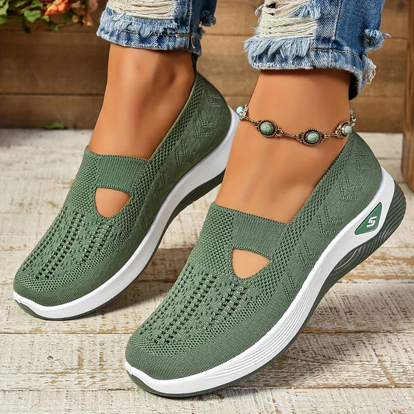 Sheila - Women's Slip-On Knit-Sneaker zum Gehen