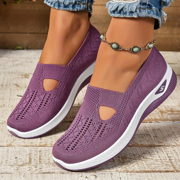 Sheila - Women's Slip-On Knit-Sneaker zum Gehen