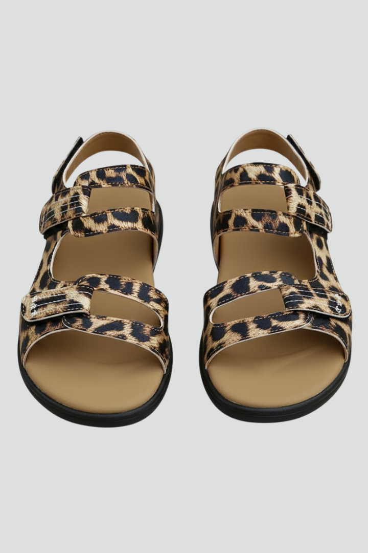 Amelia - Women's-Sandals with Heel and mehreren Strap in Zehenbereich