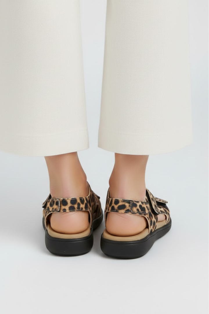Amelia - Women's-Sandals with Heel and mehreren Strap in Zehenbereich