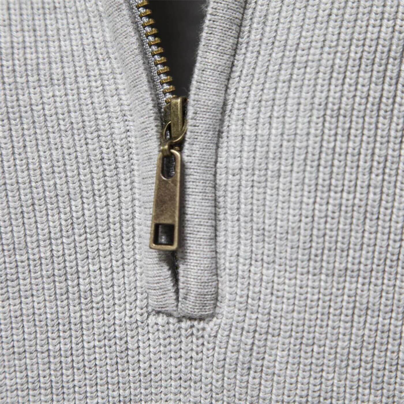 Freddie - Men's Spring Half-Zip Knit Sweater