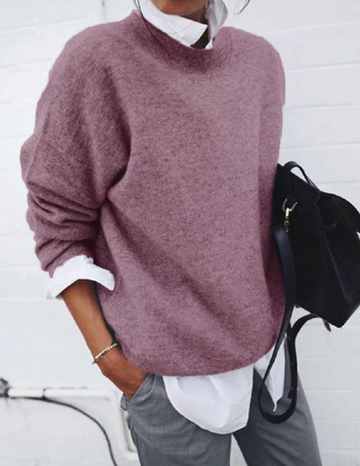 Lauren - Women's Casual Relaxed Fit Sweater